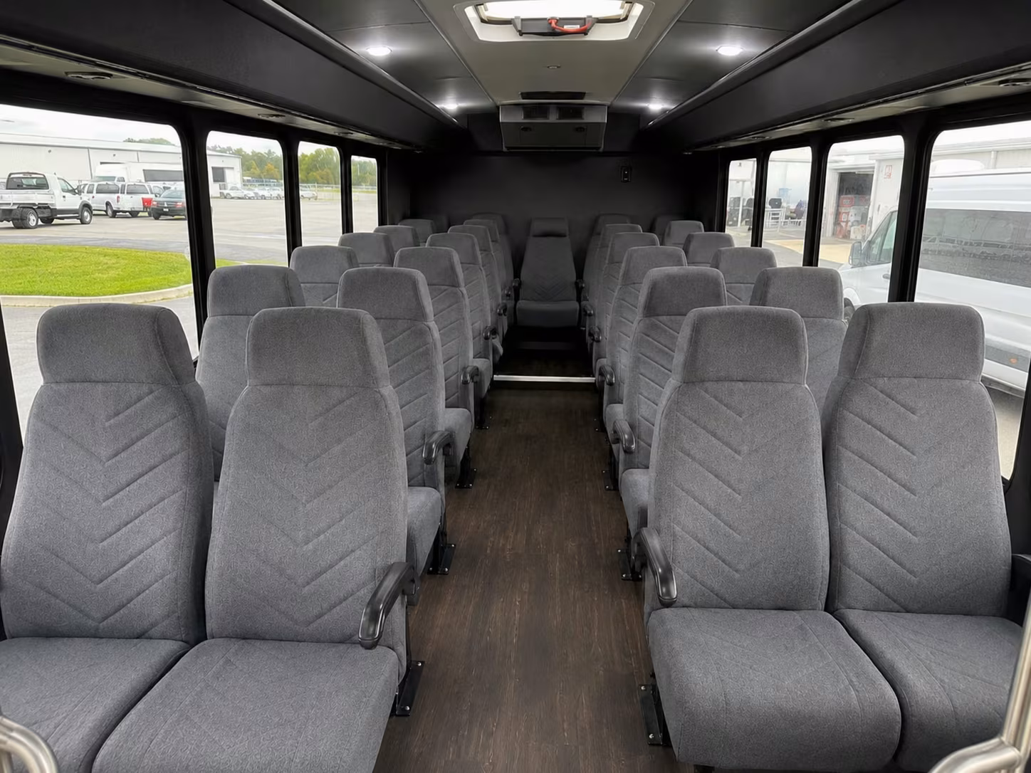 18 passenger minibus interior