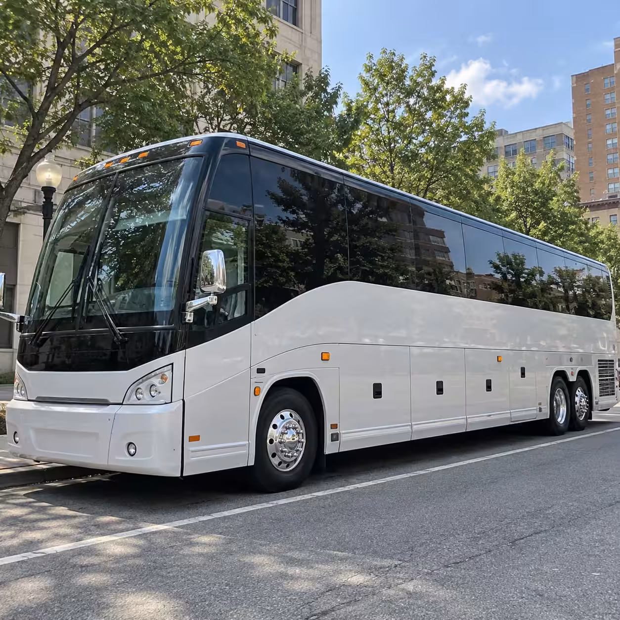 full size charter buses for large minneapolis wedding groups
